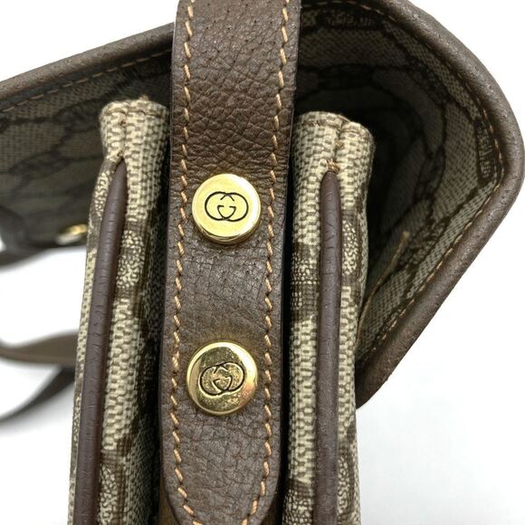 GUCCI Brown Leather Shoulder Bag - Picture 12 of 13